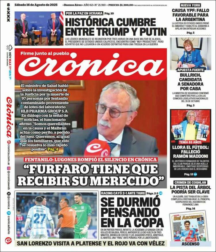 Portada de La Voz del Chaco (Argentina)
