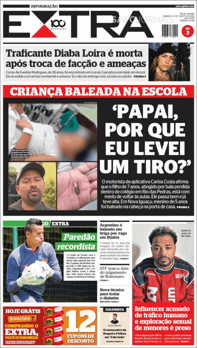 Portada de Extra (Brasil)