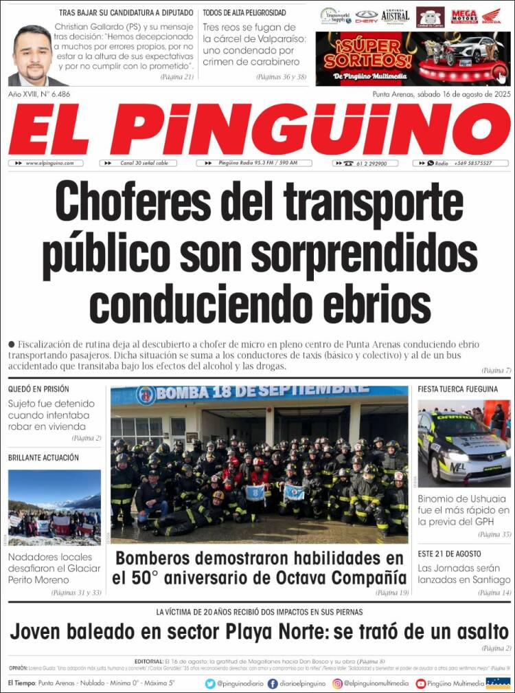 Portada de El Pingüino (Chile)