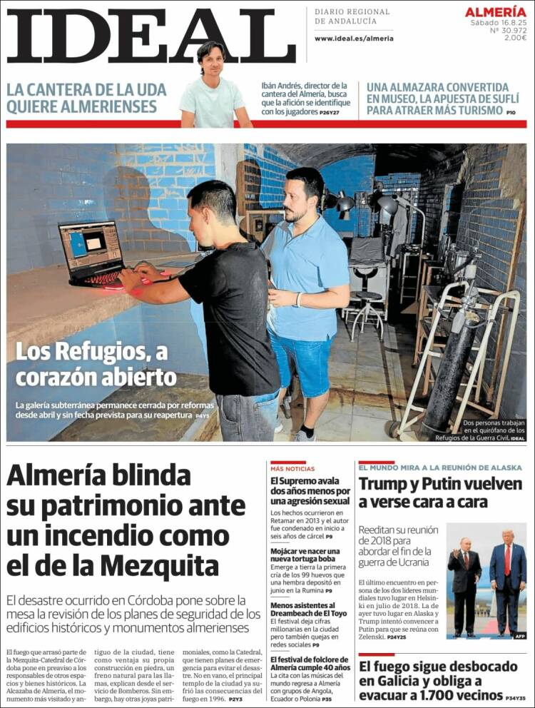 Portada de Ideal Almeria (España)