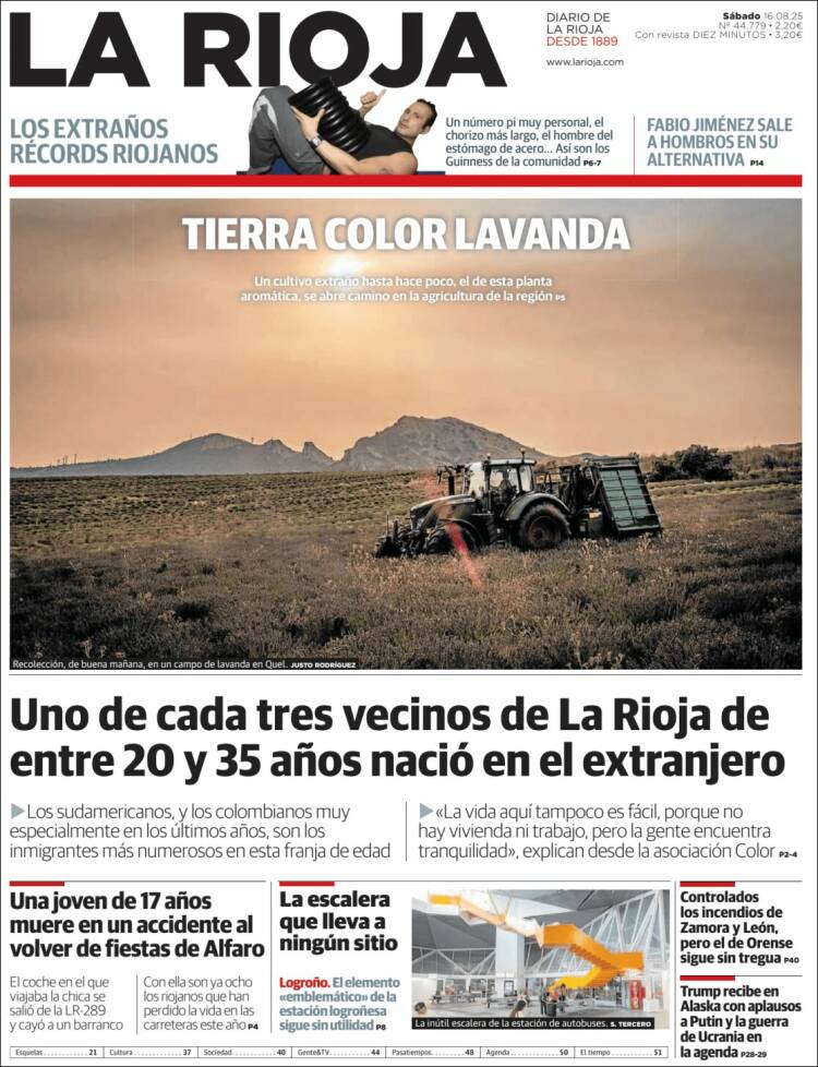 Portada de La Rioja (España)