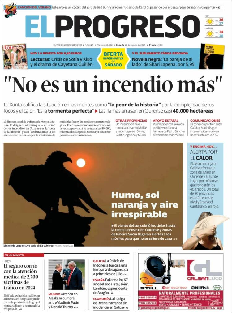 Portada de El Progreso (España)