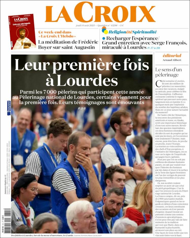 Portada de La Croix (Francia)