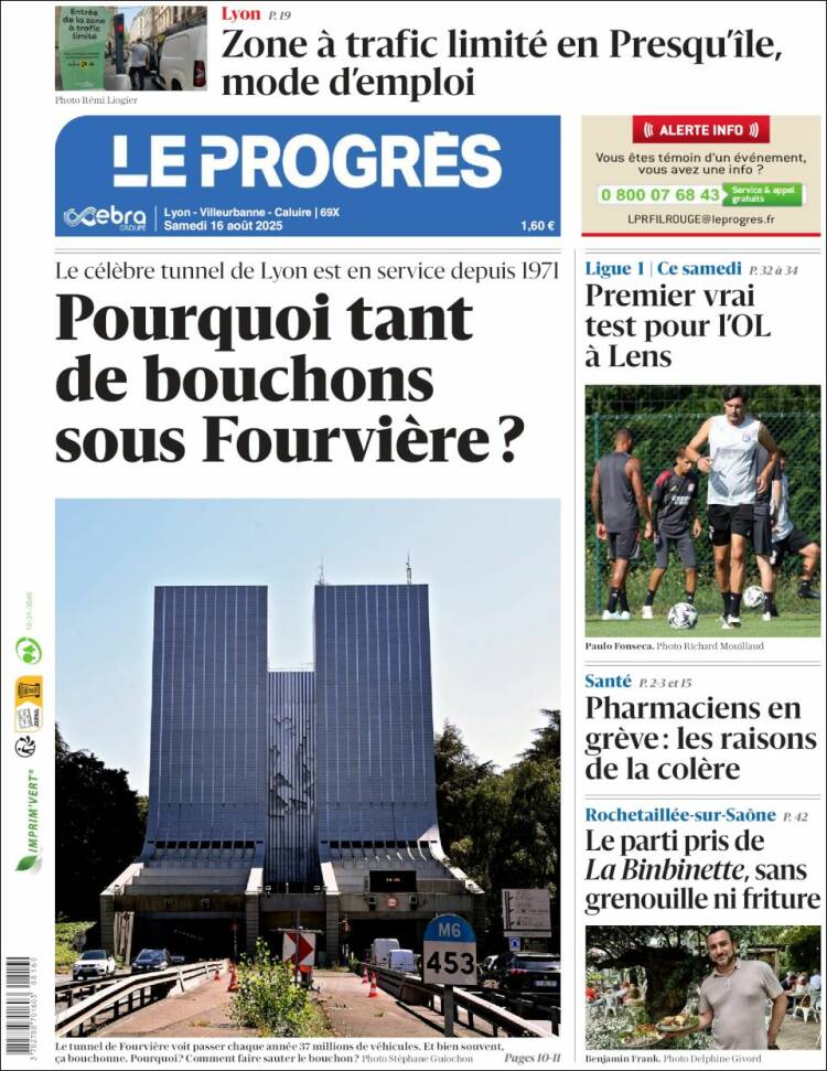 Portada de Progres de Fecamp (Francia)