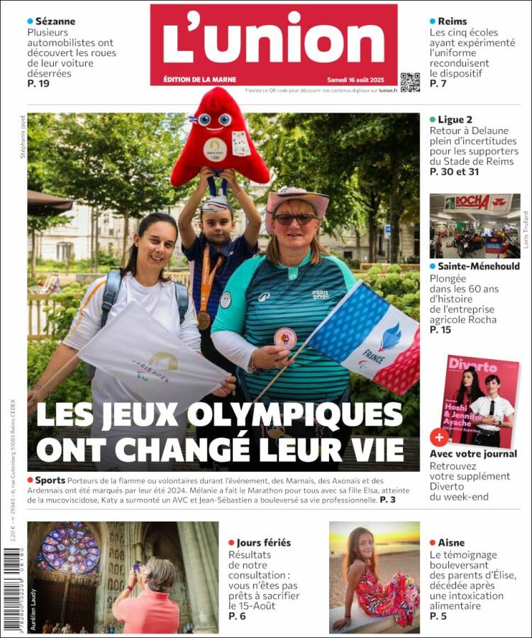 Portada de L'Union (Francia)