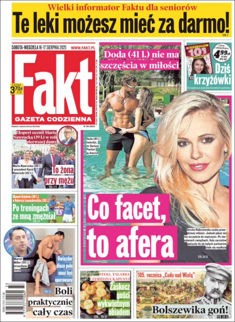 Portada de Fakt (Polonia)