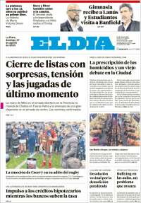 Portada de El Día de la Plata (Argentina)