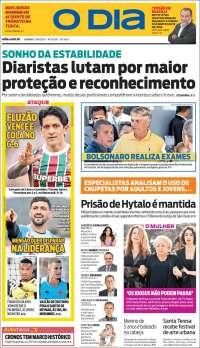Portada de O Dia (Brasil)
