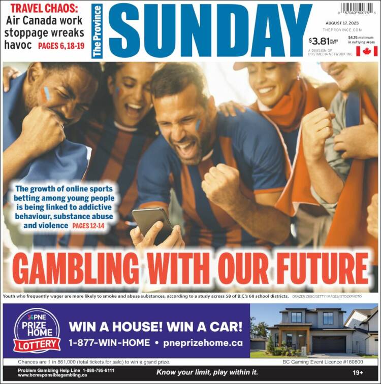 Portada de The Province (Canadá)
