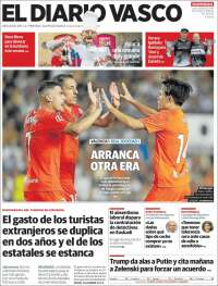 Portada de Diario Vasco (España)