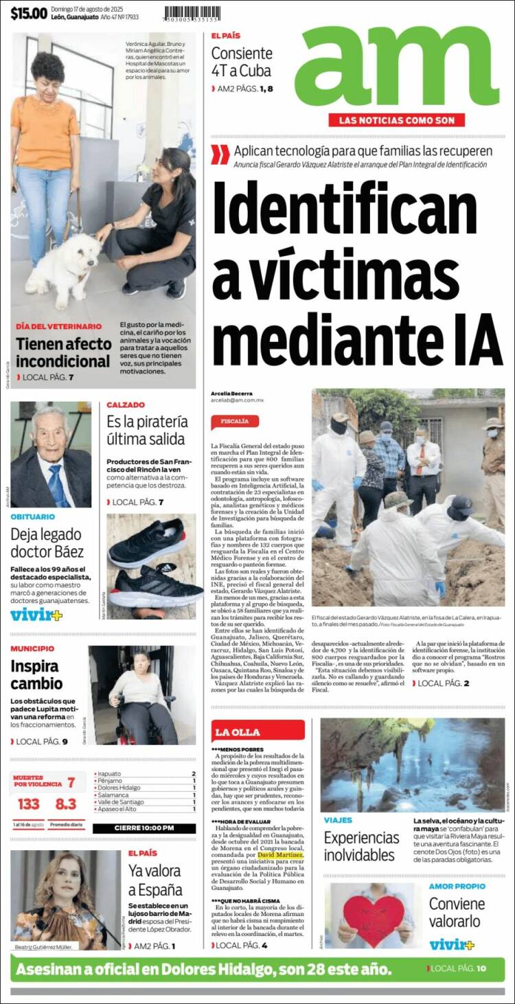 Portada de Al Día A.M. (México)
