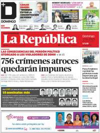 Portada de La Republica (Perú)