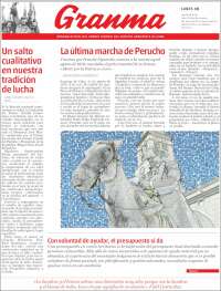 Portada de Granma (Cuba)