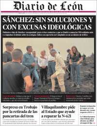 Portada de Diario de León (Espagne)