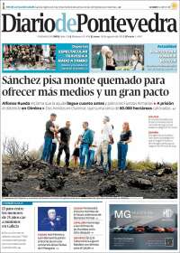 Portada de Diario de Pontevedra (España)