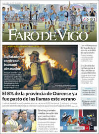 Portada de Faro de Vigo (España)