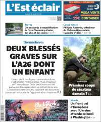 Portada de L'Est Eclair (France)