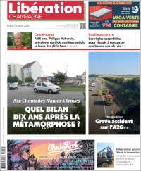Portada de Libération Champagne (France)