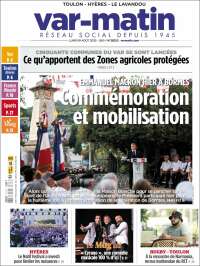 Portada de Var-Matin (France)