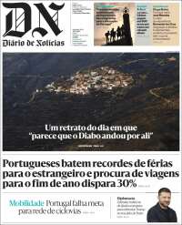 Portada de Diário de Noticias (Portugal)