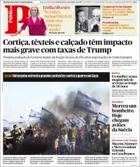 Portada de Público (Portugal)
