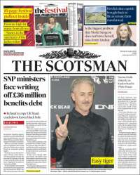 Portada de The Scotsman (Reino Unido)