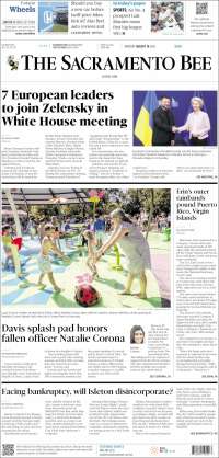 Portada de The Sacramento Bee (États-Unis)