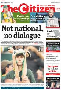 Portada de The Citizen (Sudáfrica)