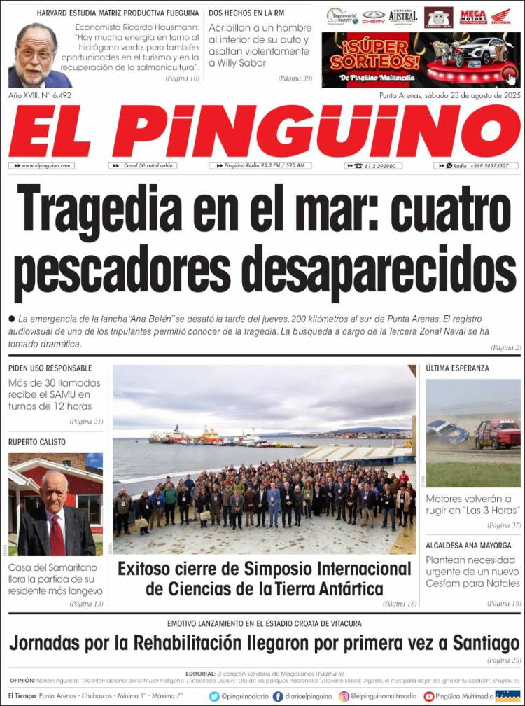 Portada de El Pingüino (Chile)