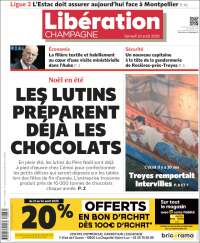 Portada de Libération Champagne (Francia)