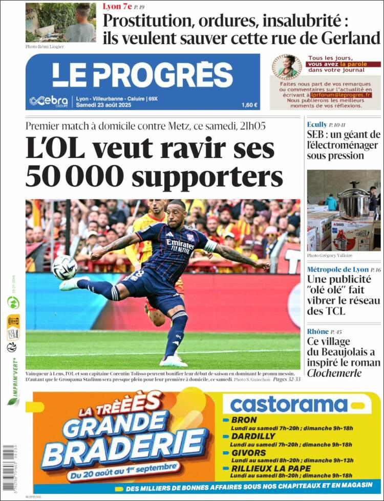 Portada de Progres de Fecamp (Francia)