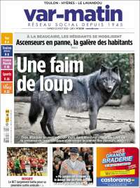 Portada de Var-Matin (Francia)