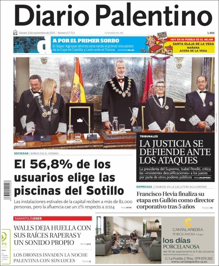 Portada de Diario Palentino (Espa&ntilde;a)
