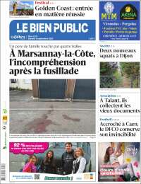 Portada de Le Bien Public (Francia)