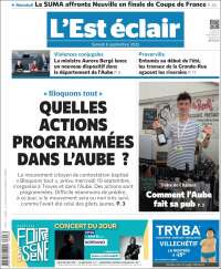 Portada de L'Est Eclair (Francia)