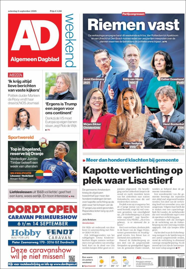 Portada de AD (Pa&iacute;ses Bajos)