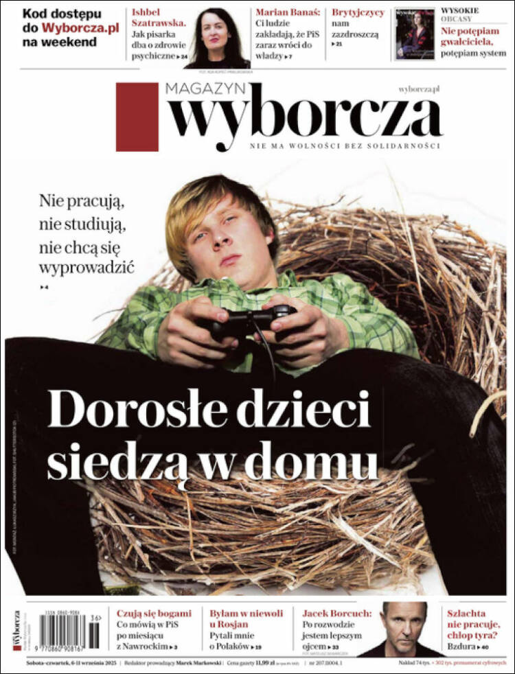 Portada de Gazeta Wyborcza (Polonia)