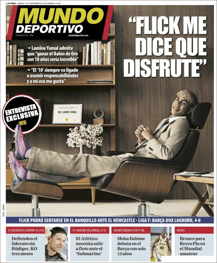 Portada de El Mundo Deportivo (Espa&ntilde;a)