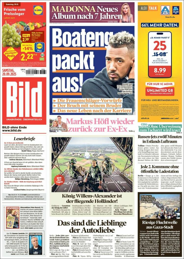 Portada de Bild (Alemania)