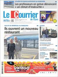 Portada de Le Courrier de l'Ouest (Francia)