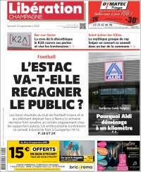 Portada de Libération Champagne (Francia)
