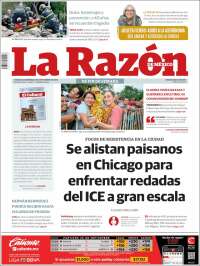 Portada de La Razón (M&eacute;xico)