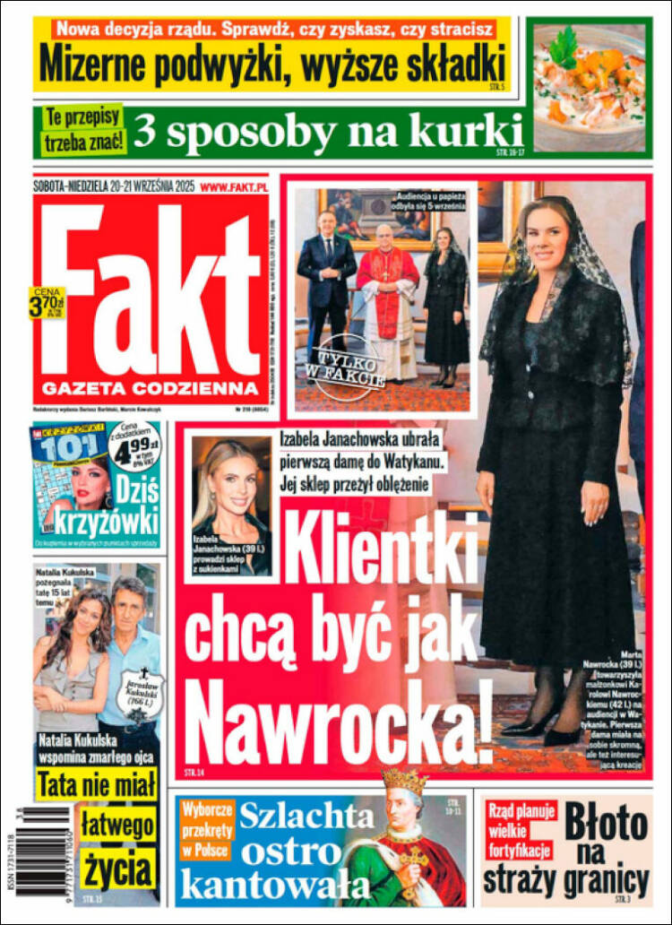Portada de Fakt (Polonia)