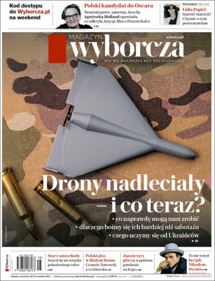 Portada de Gazeta Wyborcza (Polonia)