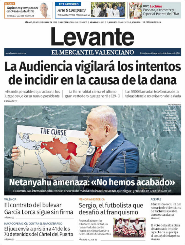 Portada de Levante (Espa&ntilde;a)