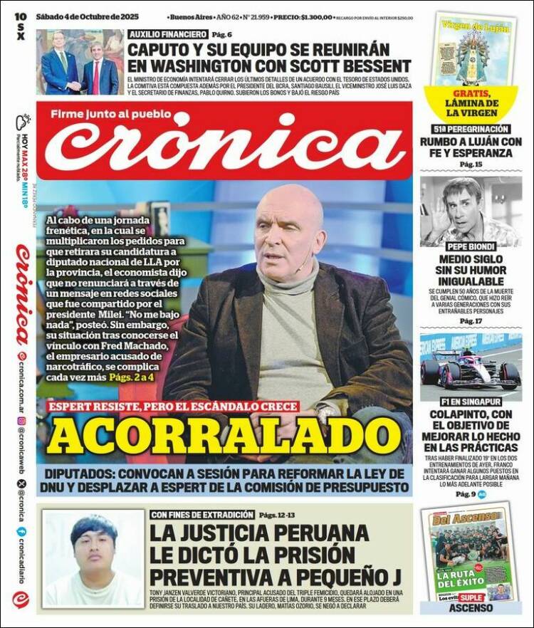 Portada de La Voz del Chaco (Argentina)