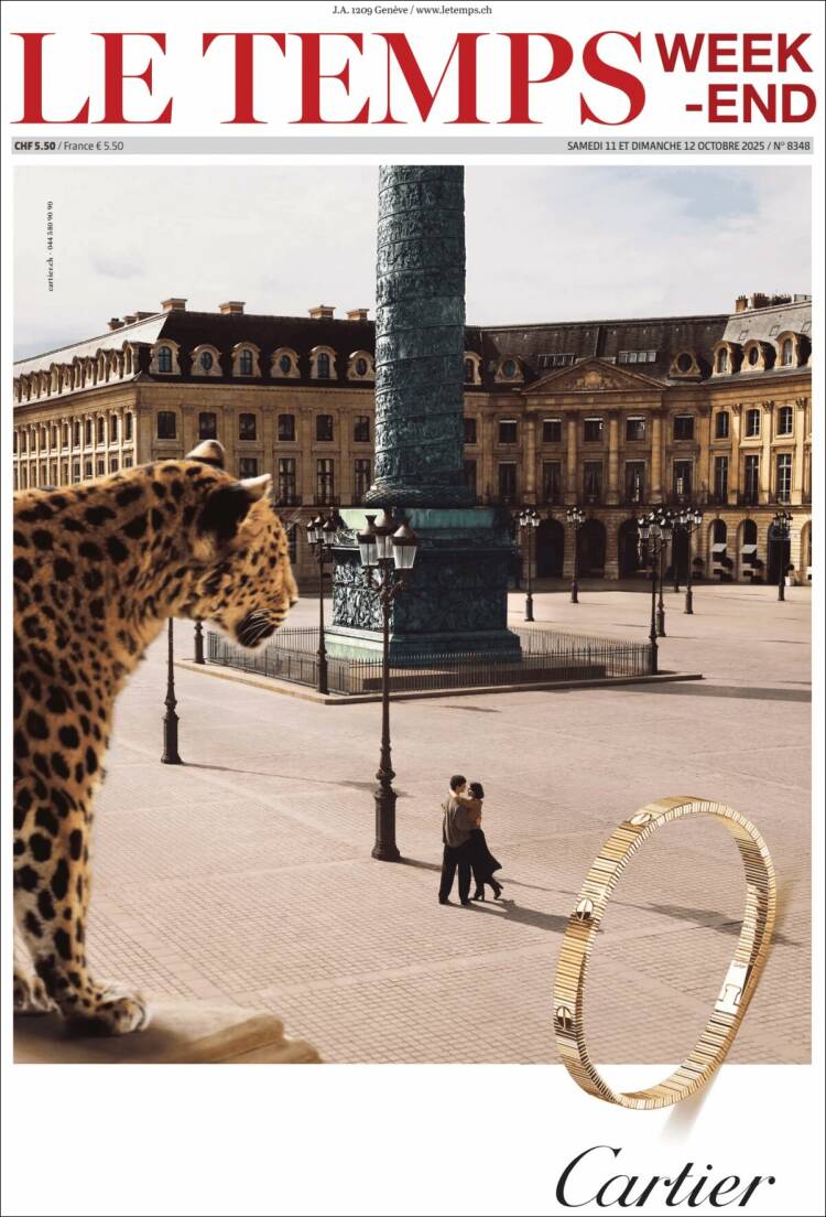 Portada de Le Matin (Suiza)