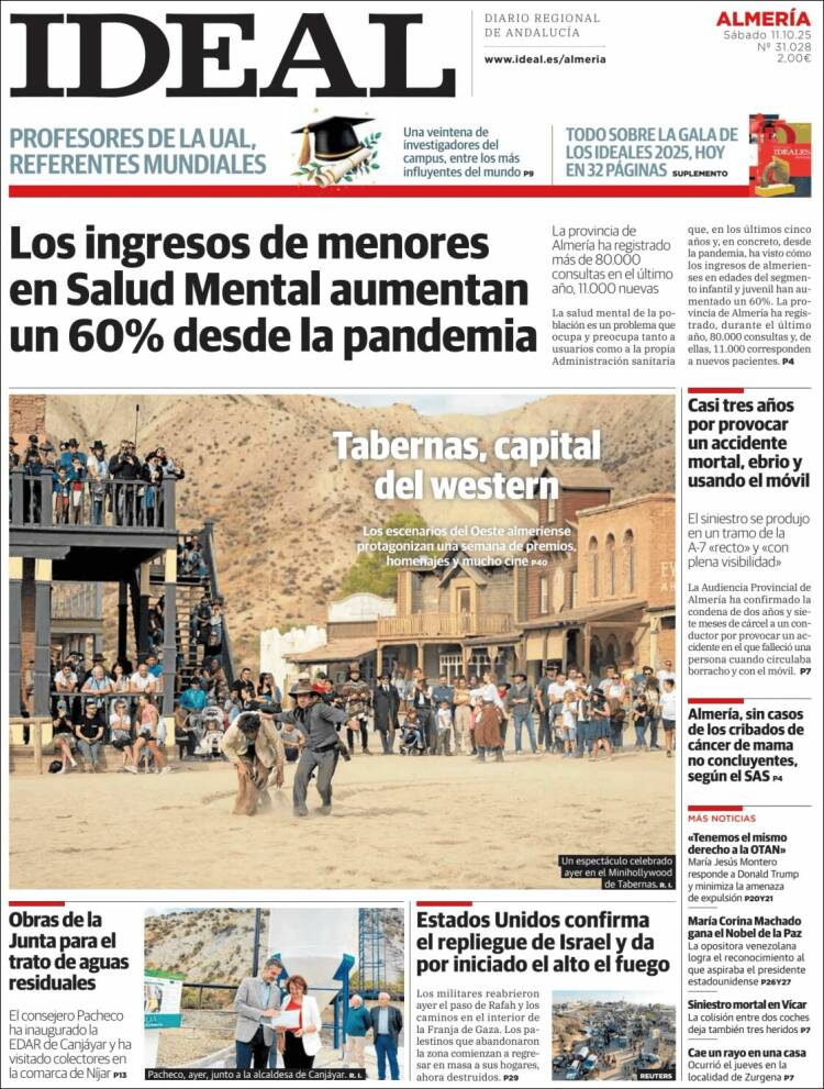 Portada de Ideal Almeria (Espa&ntilde;a)