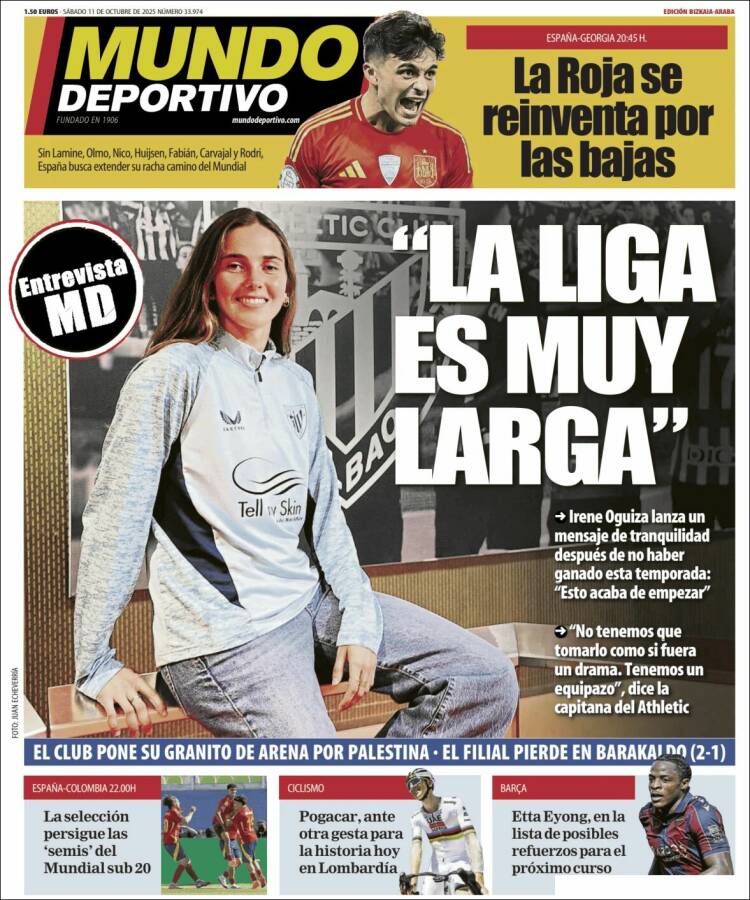 Portada de Mundo Deportivo Bizkaia (Espa&ntilde;a)