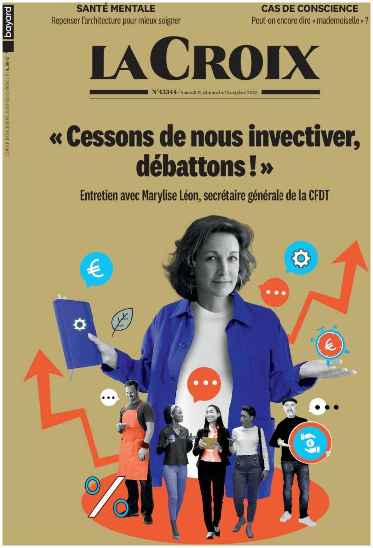 Portada de La Croix (Francia)